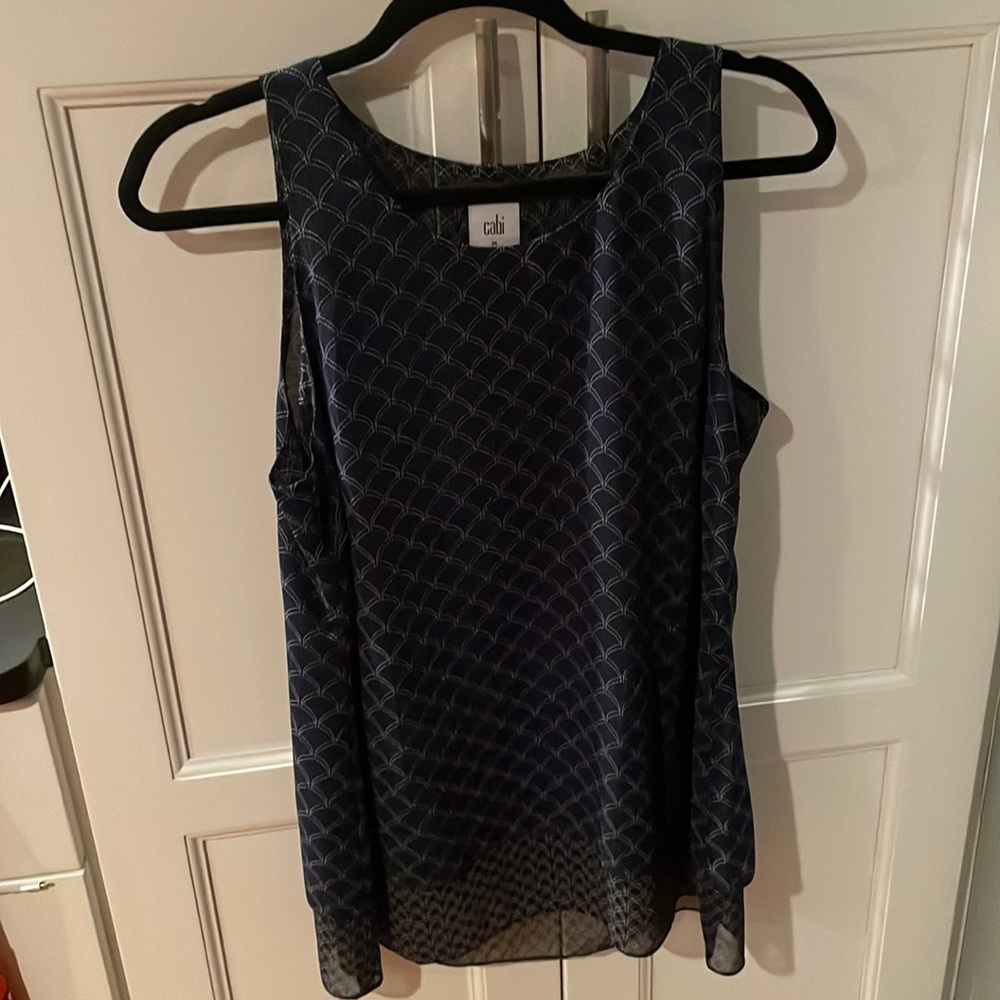 Cabi layered sleeveless top